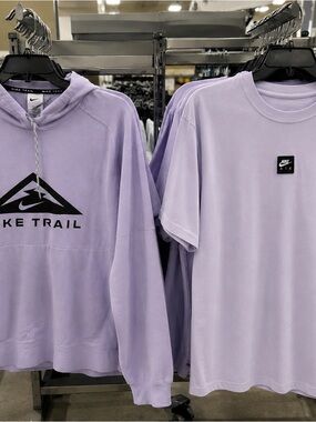 Nike Lavender Trail Hoodie and Tee Set